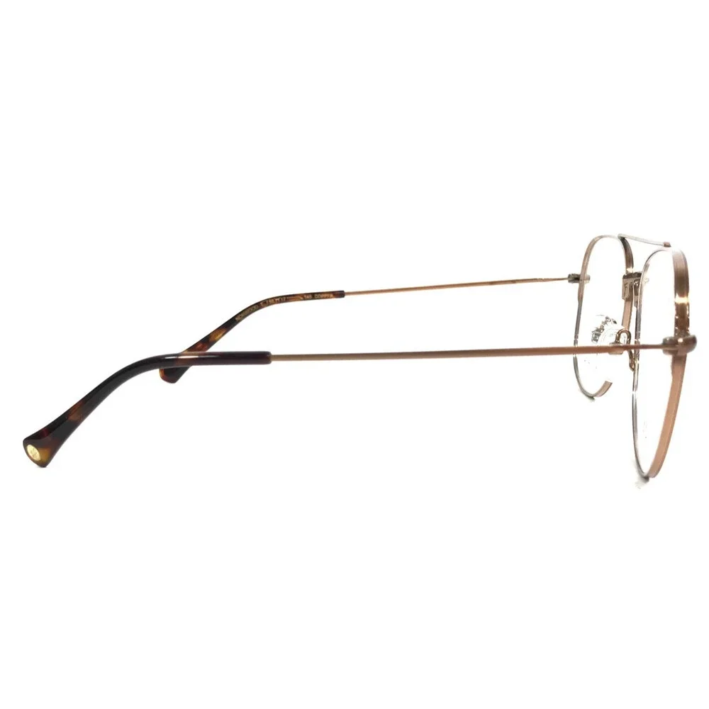 Erkers Eyeglasses Frames NORWOOD COPPER Matte Gold Wire Rim Titanium 55-17-145